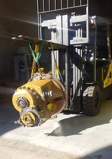 mining equipment transmission rebuild